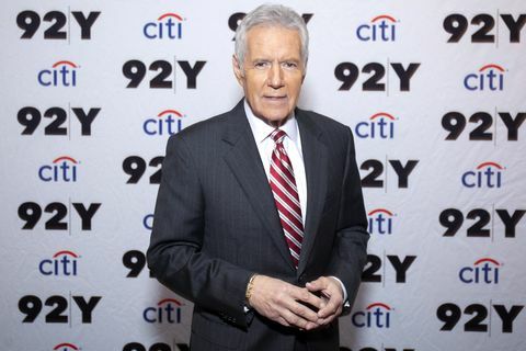 Alex Trebek Och Michael McKean i konversation