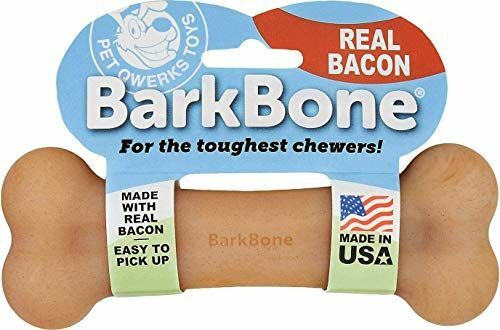 Pet Qwerks REAL BACON Infunded BarkBone 